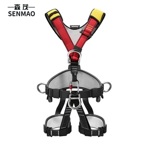 Hot Sale EN361 EN358 Certified 25KN Climbing Fall Protection Belt 5-Point Full Body Safety Harness for Construction Rescue Work