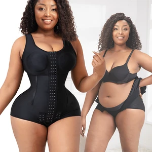 Women Post Surgery Tummy Control Compression Faha Para Mujer Stage 1 Shapewear Garment Liposuction Colombianas Fajas With Bra