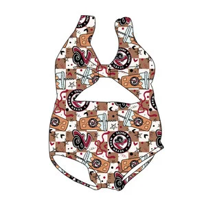 New Style Wholesale Custom Swimwear Kids Summer Sunscreen Swimsuit for Girls