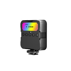 RGB Video Light LED Camera Light 360 Full Color Portable Photography Lighting, 2000mAh Rechargeable Dimmable Panel Lamp