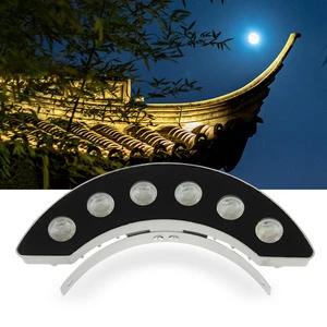 Outdoor Waterproof Roof Spotlight Building Corrugated Lamp Hotel House Top Decorative Landscape Lighting