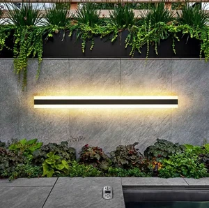 8W L300mm Long Building Home House LED Linear Strip Wall Light 3000K Outdoor Exterior Porch Villa Balcony Sconce LED Wall Lamp