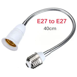 Factory Wholesale E27 to E27 Extension Socket,e27 Lamp Socket