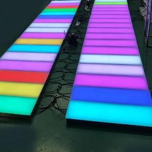 LED Brick Light RGBW Color Tile Block Inground Load Bear Recessed Underground Lamp Rectangle Linear Landscape Lighting
