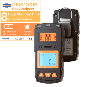 SHIELD Gas Detector Multi-functional Analyzer LCD Display Sound Light Alarm High Volume Gas Leak Detector For O2/CO/H2S/EX/H2