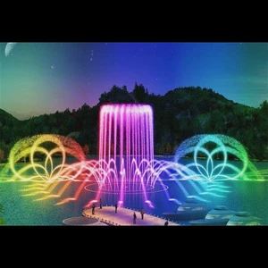 Led Color Changing Floating Fountain Outside Water Fountain