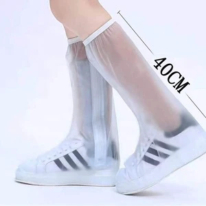 For Outdoor Travel Wear PVC Waterproof Rain Boot Covers Reusable Anti Slip Boot Protectors And Rubber Rain Boot Covers