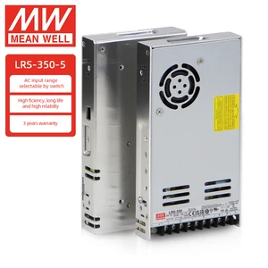 Meanwell LRS-350-5 Single Industrial LED Display Enclosed 350W 60A 5V DC Power Supply
