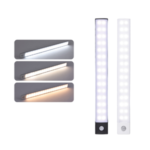 Modern Dimmable Three-color Rechargeable Magnetic Smart Motion Sensor Eco-Friendly Touch Control Surface Light Cabinet Light