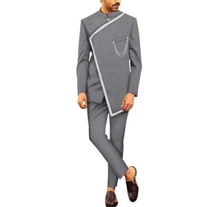 African men's two-piece casual fashion suit