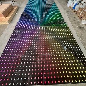 LED Brick Lights with Dynamic Lighting 64 Pixels IP55 Rated ABS Material Easy Setup & Magnetic Design for Landscape Party Events
