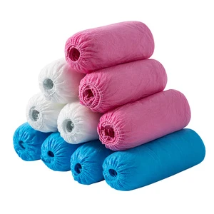 Disposable Non-Woven Shoe Covers Anti-Dust Safety Product with Non-Skid Feature Made From PP Material AOYA Brand 38*18cm Class I