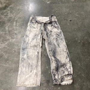 Custom New Designer Product Fashion Men High Waist Jeans Hip Hop Streetwear Cotton Straight Trousers Washed Design Denim Pants