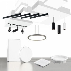 Zhongshan Lighting Fabricante Embedded Downlight LED Lampara De Pared Pendant Luz Lineal De Techo Luz Magnetic Track Light