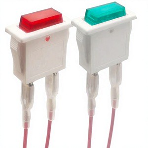 5pcs Two Foot Ship Type Indicator Light Industrial Signal Light Red Green AC220V+line