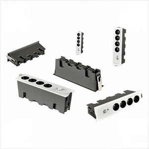 Modern LED Grille Light with Human Motion Detection Aluminum Body for Hallways and Staircases