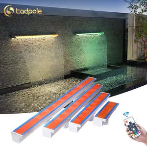 Garden Wall Sheer Descent Fountain Indoor Water Outdoor Swimming Pool Waterfall Fountain