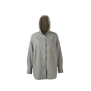 Thin and Creased Texture Waterproof Sun-protective Outerwear Thin and Slightly Crinkled Texture Sun-shielding Outer Garment