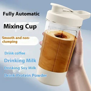 Shaker Cup, White - Protein Shakes And Hydration Drinks For Home Use, Easy Mixing, Lockable Lid