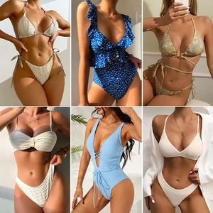 Q New Sexy Swimsuit Bikini Beach Wear Stock Clothing
