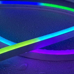 IP67 Waterproof Landscape RGBIC Neon LED Light Strip Set Smart Flexible 5V USB APP BT Remote Control Neon Strip for Bedroom
