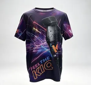 Custom Sublimation Printed Sports Comfortable Loose Tops Trend Hip Hop Casual Clothing Outdoor Daily Wear