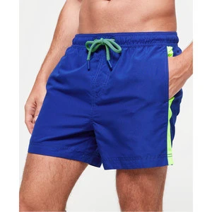 Royal Blue Stripe Swim Shorts