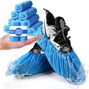 CPE Medical Disposable Shoe Cover Anti Slip Waterproof Dustproof Lab Use