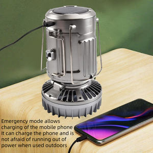 Collapsible Lightweight ABS Solar LED Battery Rechargeable Flashlight Camping Lantern Outdoor Hiking Emergency Light