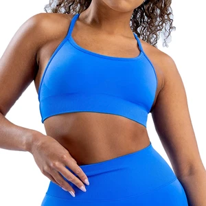 Women's Gym Workout Sports Bra Custom Logo Seamless Cross Backless High for Impact Yoga Bra Fashionable Functional Training Bra