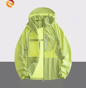 Ultra-Thin 100% Nylon Anti-UV Breathable Quick Dry Summer Outdoor Jacket with Dyed Sun Protective Clothing