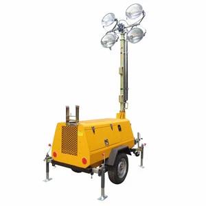 10 Meter Mobile Lighting Car Portable Lighting Tower