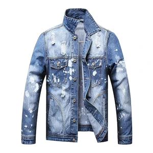High Quality Street Casual Denim Jacket For Man Best Selling Jean Man Jackets With Low Price Denim Men's Jackets For Sale