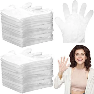 Disposable Plastic Gloves Disposable Gloves One Size Fits Most