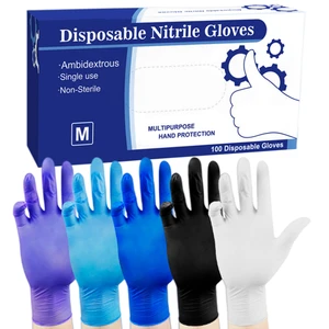 Disposable Safety Nitrile Gloves Tattoo Gloves Latex Free Nitrile Gloves