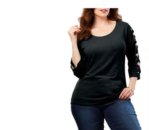plus size ladies New Style Long Sleeve T shirt Women Fashion t shirts