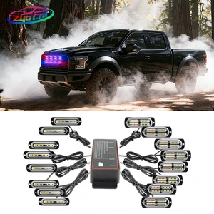 Auto Parts and Accessories Universal Water Resistant LED Grille Light with Wired Remote Control for Off Road Truck
