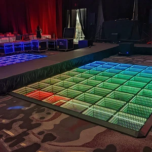 Commercial Professional Grade Stage Lighting RGB Dimming Dance Floor Panel IP65 Waterproof UV Warm