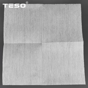 Disposable TESO Brand 25X25cm Industrial Non-Woven Cleanroom Wipers Lint-Free Made 100% Polyester M-3 for Electronics Industry