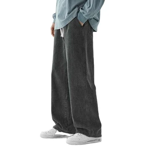 Top Customer Choice Men's Denim Jeans Trousers Pants Best Selling Outdoor Fashion Wide Leg Denim Jean Pants Male