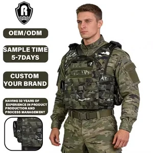 New Product Customizable Security Vest Tactical Black Outdoor Gear Fishing Hunting Vest Quick Release Black Tactical Vest