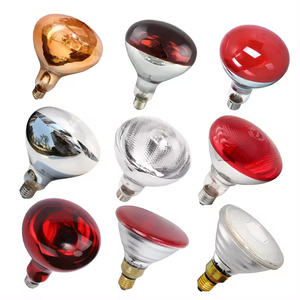 Low Prices Red Infrared Lamp R125 250W Animal Chicken Pig Pet Therapy Infrared Heating Bulb