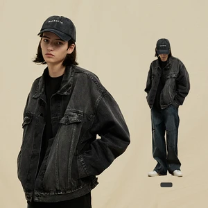Fashion Denim Jacket Mens Slim Fit Causal Teens Boys Denim Jeans Jackets and Coats Denim Jacket for Men