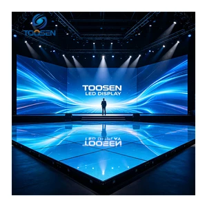 P1.9 P2.5 P2.6 Fine Pitch Rental LED Display Screen HD LED Video Wall Panel 500x1000mm For High-end Event Stage Wedding Backdrop