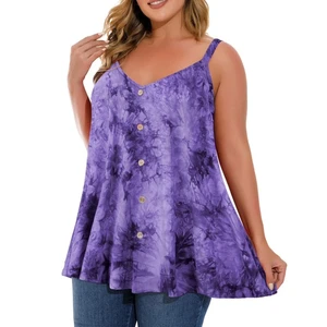 Women's Plus Size Casual Blouse Spring Tank Top Solid Knitted Sleeveless Loose Fit for Comfort and Style