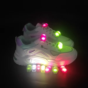 Led Pulse Shoe Lace Light Motion Sensor LED Shoe Shake Lights for Shoes