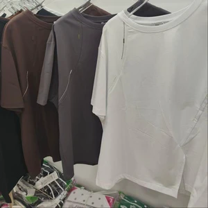 Premium Wholesale Plus Size Cotton T-shirt Short Sleeve Tee Tops for Women Women's T-shirt Set