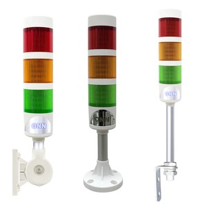 M4-50P 12V/24V/220V LED Signal Tower Light RYGBW Warning Indicator Lamp for CNC Machine Equipment
