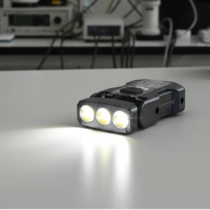 Ultra-thin Aluminum Flashlight Rechargeable Flat Pocket Light Mini LED Keychain Camping Portable Compact EDC Gear