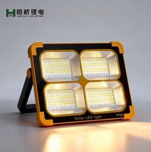 Waterproof Solar Security Flood Light with Emergency Backup - PIR Motion Sensor, Wide Angle Illumination for Perimeter Lighting